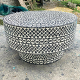 NNEDSZ DIAMOND MOTHER OF PEARL COFFEE TABLE BLACK