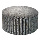 NNEDSZ CORDELIA ROUND MOTHER OF PEARL COFFEE TABLE