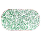 NNEDSZ AMELIA OVAL MOTHER OF PEARL COFFEE TABLE