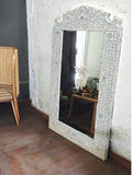 NNEDSZ MOTHER OF PEARL SERENE REFLECTION WALL MIRROR