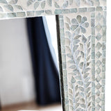 NNEDSZ MOTHER OF PEARL SERENE REFLECTION WALL MIRROR