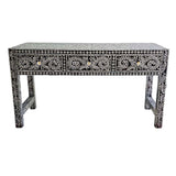 NNEDSZ MOTHER OF PEARL OPULENT 3 DRAWER CONSOLE TABLE
