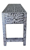 NNEDSZ MOTHER OF PEARL OPULENT 3 DRAWER CONSOLE TABLE