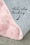 NNEDSZ Bubble Washable Rug - Blush 100X100Cm