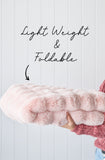 NNEDSZ Bubble Washable Rug - Blush 150X150Cm