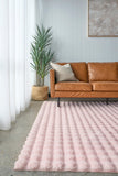 NNEDSZ Bubble Washable Rug - Blush 160X100Cm