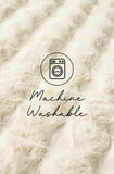 NNEDSZ Bubble Washable Rug - Natural 100X100Cm