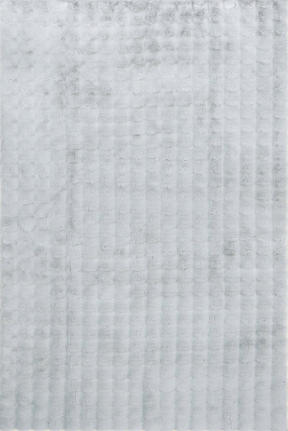 NNEDSZ Bubble Washable Rug - Silver 140X70Cm