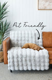 NNEDSZ Bubble Washable Rug - Silver 140X70Cm