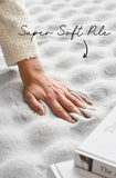 NNEDSZ Bubble Washable Rug - Silver 150X150Cm