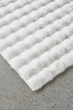 NNEDSZ Bubble Washable Rug - White 160X100Cm