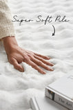 NNEDSZ Bubble Washable Rug - White 200X200Cm