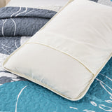 NNEDSZ Vintage Delicate Teal floaral Pattern 3 Pc Bedspread & Pillow Cover Set