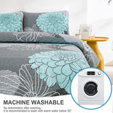 NNEDSZ Luxurious Soft matty floral 3 Pc Bedspread & Pillow Cover Set