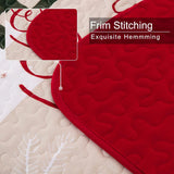 NNEDSZ Festive snowman merry Christmas Queen Bedspread Set