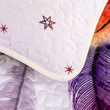 NNEDSZ Radiant dreamcatcher white cultural 3 Pc Bedspread & Pillow Cover Set