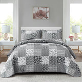 NNEDSZ Timeless Peony Graceful Breathable 3 Pc Bedspread & Pillow Cover Set