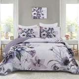 NNEDSZ Romantic Wildflower Soft Cozy 3 Pc Bedspread & Pillow Cover Set