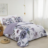 NNEDSZ Romantic Wildflower Soft Cozy 3 Pc Bedspread & Pillow Cover Set