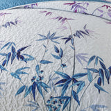 NNEDSZ Ornate Vintage Lace purple blue3 Pc Bedspread & Pillow Cover Set
