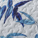 NNEDSZ Ornate Vintage Lace purple blue3 Pc Bedspread & Pillow Cover Set