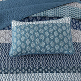 NNEDSZ Classic Hydrangea Soft Quilted 3 Pc Bedspread & Pillow Cover Set
