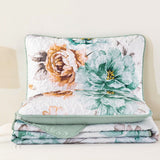 NNEDSZ Rustic Farmhouse Chic floral Cozy 3 Pc Bedspread & Pillow Cover Set