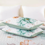 NNEDSZ Rustic Farmhouse Chic floral Cozy 3 Pc Bedspread & Pillow Cover Set