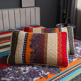 NNEDSZ Rusty Boho floral Chic 3 Pc Bedspread & Pillow Cover Set
