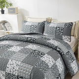NNEDSZ Lush Blush patch Floral 3 Pc Bedspread & Pillow Cover Set
