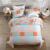 NNEDSZ Delicate Lace Blossom Soft 3 Pc Bedspread & Pillow Cover Set