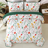 NNEDSZ Enchanting Fields Cozy 3 Pc Bedspread & Pillow Cover Set