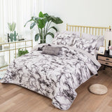 NNEDSZ Marble Whisper Lightweight 3 Pc Bedspread & Pillow Cover Set