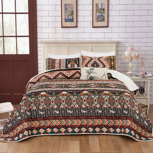 NNEDSZ Wow elegent Sunset Daisy 3 Pc Bedspread & Pillow Cover Set