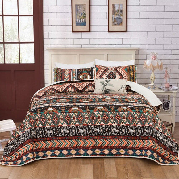 NNEDSZ Wow elegent Sunset Daisy 3 Pc Bedspread & Pillow Cover Set