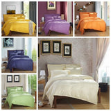NNEDSZ 100% cotton Premium Doona Duvet Quilt Cover Set with Soft Pillowcases - yellow-Queen
