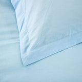 NNEDSZ 100% cotton Premium Doona Duvet Quilt Cover Set with Soft Pillowcases - Aqua-King
