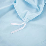 NNEDSZ 100% cotton Premium Doona Duvet Quilt Cover Set with Soft Pillowcases - Aqua-Super King