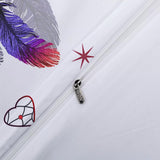 NNEDSZ Dream catcher Printed Duvet Cover Set with Matching Pillowcases - white-Super King