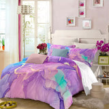 NNEDSZ Modern Stripes Duvet Cover Set - Wrinkle-Resistant Material-Queen