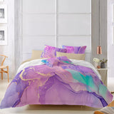 NNEDSZ Modern Stripes Duvet Cover Set - Wrinkle-Resistant Material-Queen