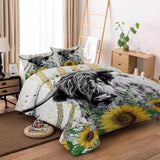 NNEDSZ Luxury Feel Satin Duvet Cover Set - Smooth & Breathable-King