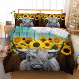 NNEDSZ Nature-Inspired Floral Duvet Cover Set - Hypoallergenic Fabric-Double