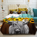 NNEDSZ Nature-Inspired Floral Duvet Cover Set - Hypoallergenic Fabric-Double