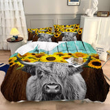 NNEDSZ Nature-Inspired Floral Duvet Cover Set - Hypoallergenic Fabric-Double