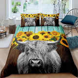 NNEDSZ Nature-Inspired Floral Duvet Cover Set - Hypoallergenic Fabric-Double