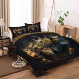 NNEDSZ Nature-Inspired Floral Duvet Cover Set - Hypoallergenic Fabric-Queen