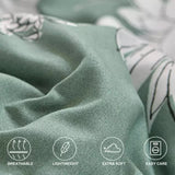 NNEDSZ Vintage Floral Duvet Cover Set - Reversible Design-King