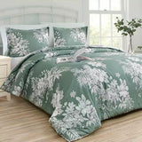 NNEDSZ Vintage Floral Duvet Cover Set - Reversible Design-Queen