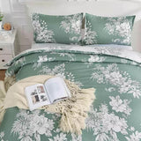 NNEDSZ Vintage Floral Duvet Cover Set - Reversible Design-Queen